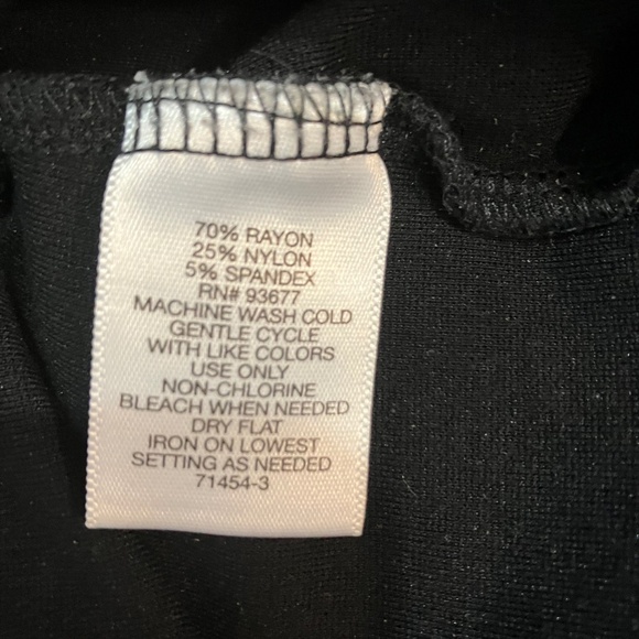 💲⬇️ Liz Claiborne Black Pull-On Pants - Alexis Tapered Stretch - Picture 3 of 4